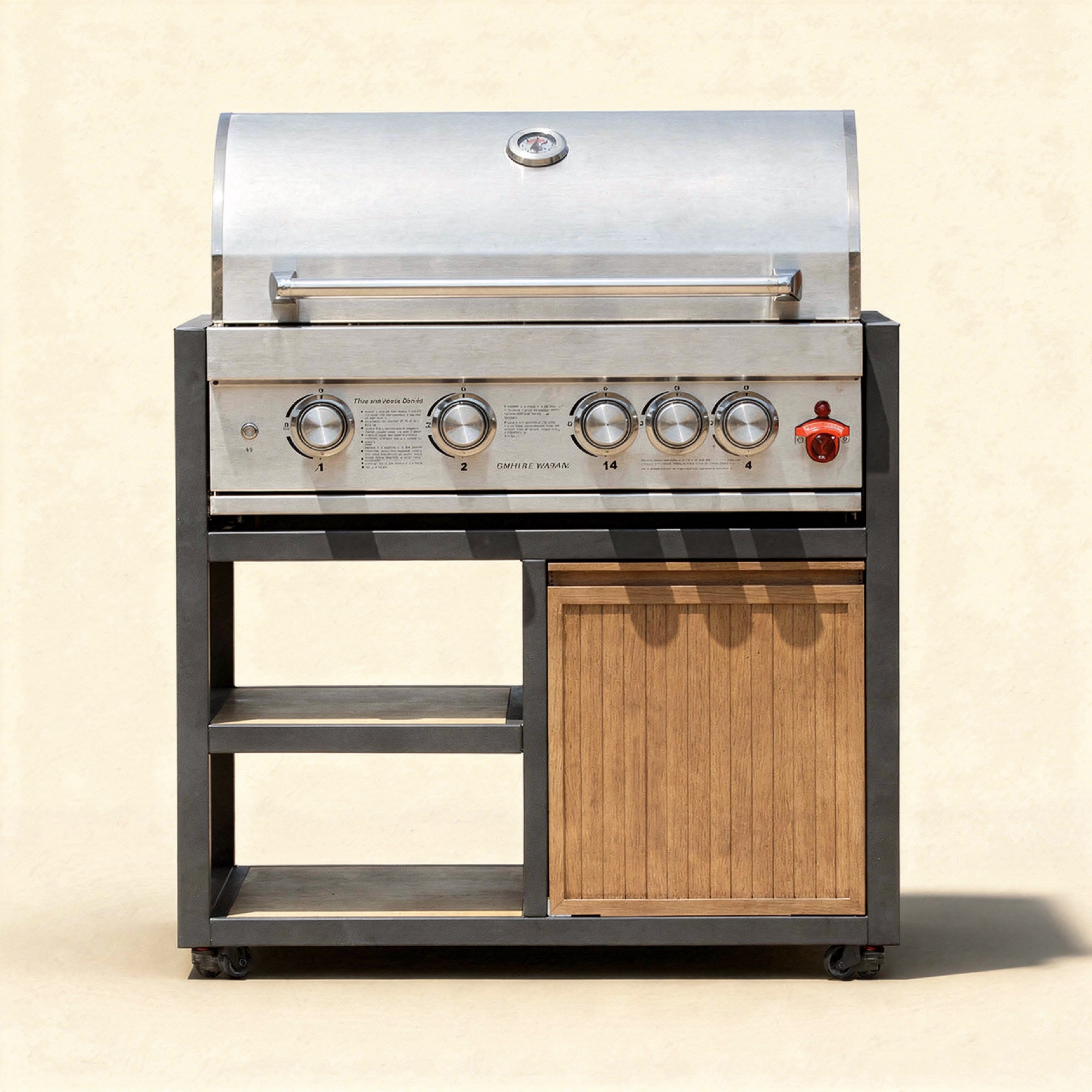 Gas grill module